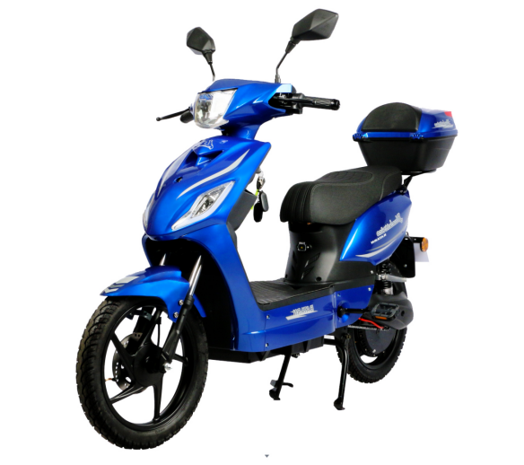 BIG SKY 2000-48V20AH Electric Scooter for Adult Double Batteries 1000W Plus 32KM/H Blue