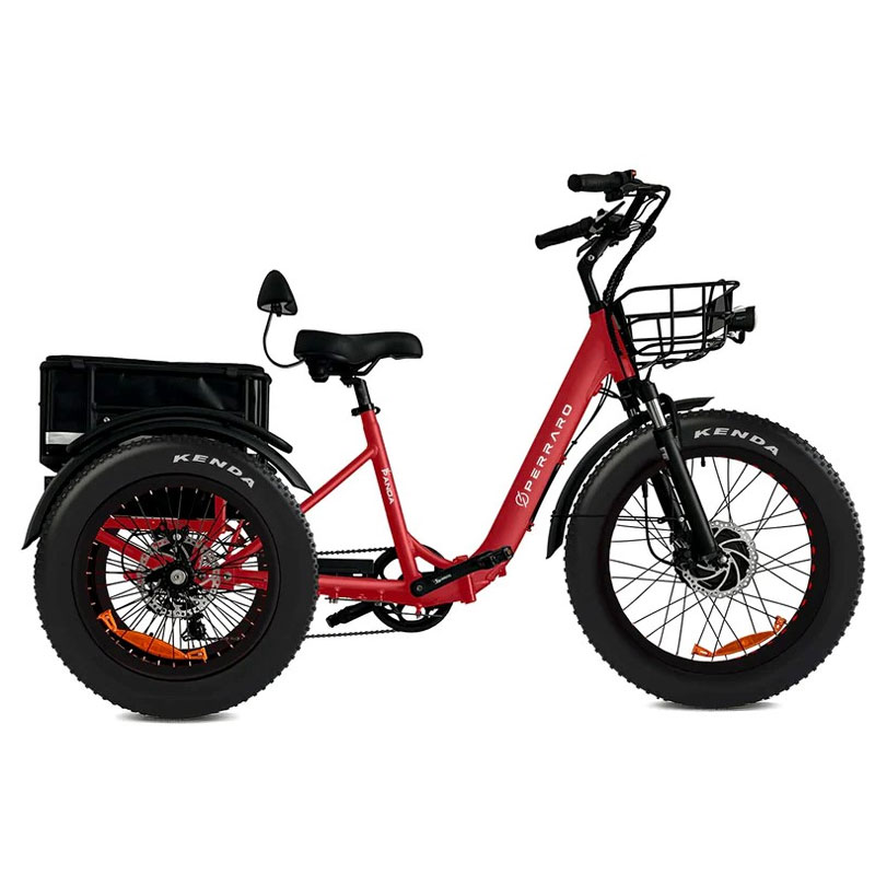 PANDA SGS UL2849 750W Motor 48V 21Ah Battery Foldable Electric Tricycle for Adults ，3 Wheel Electric Bike with 90-Mile Long Range Parking Brake - PANDA