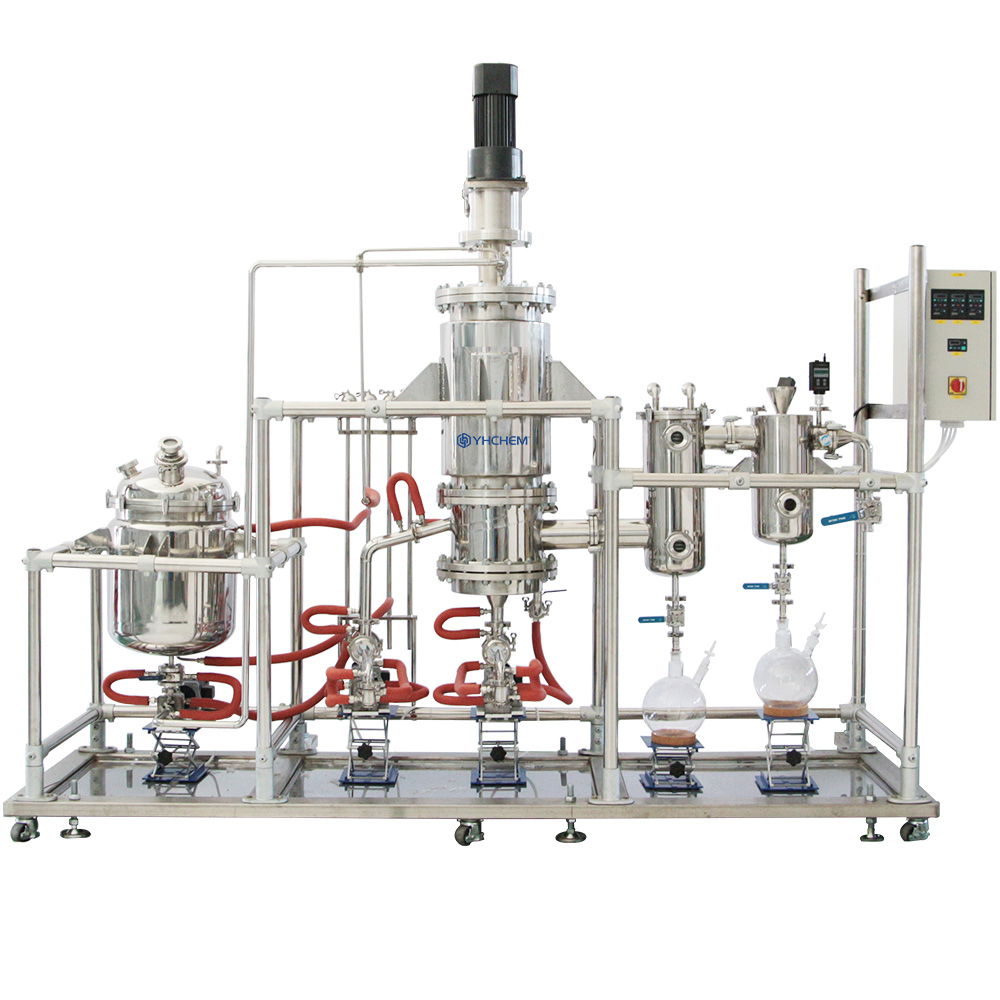 YMD-10S Molekularna destilacija nehrđajućeg čelika Površina isparavanja: 1㎡ Kapacitet obrade: 20~100L/h