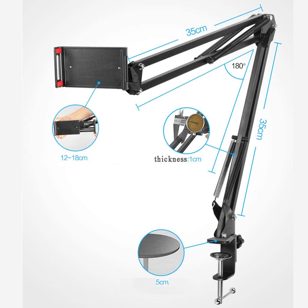 Laudtec Universal Mobile Phone Stand Tablet Lazy Bracket Adjustable Portable Flexible Lazy Bed Holder For IPad supplier