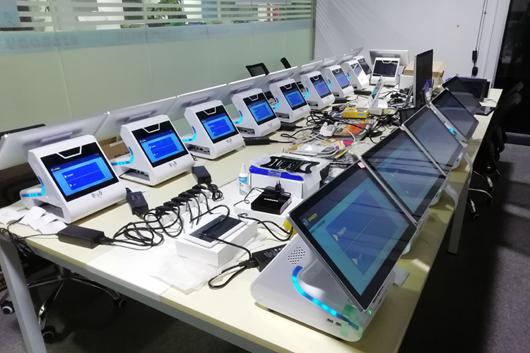 QMS Android Queue Management System For Banks Restaurants Hospitals Ticket Dispenser, Counter Call Unit And Display details