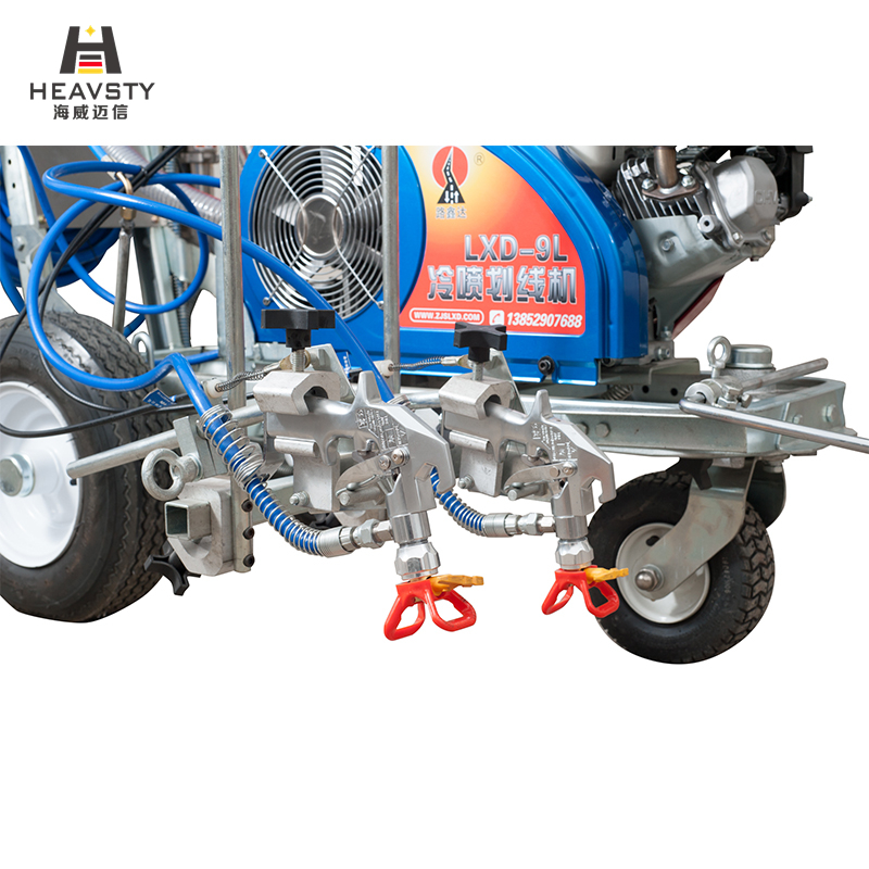 جهاز رسم علامات الطرق بدون هواء بدفع يدوي طراز HW-9L