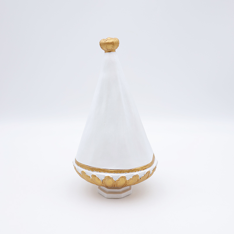 OEM home decor 3d miniaturized religious figure statue custom new resin craft white Catholicism virgin mary figurine supplier