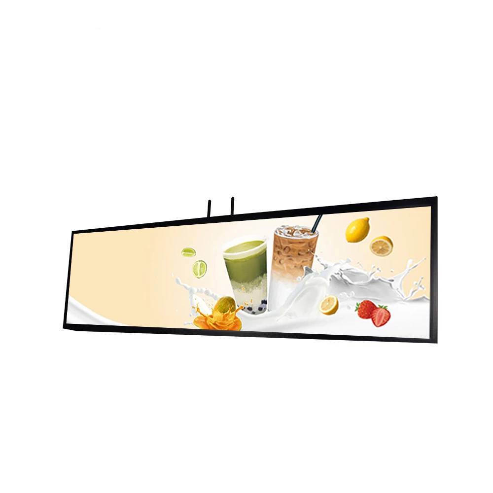 Ultra Wide Stretched LCD Bar Display 29.3 Inch For Supermarket New Retail Shelf manufacture
