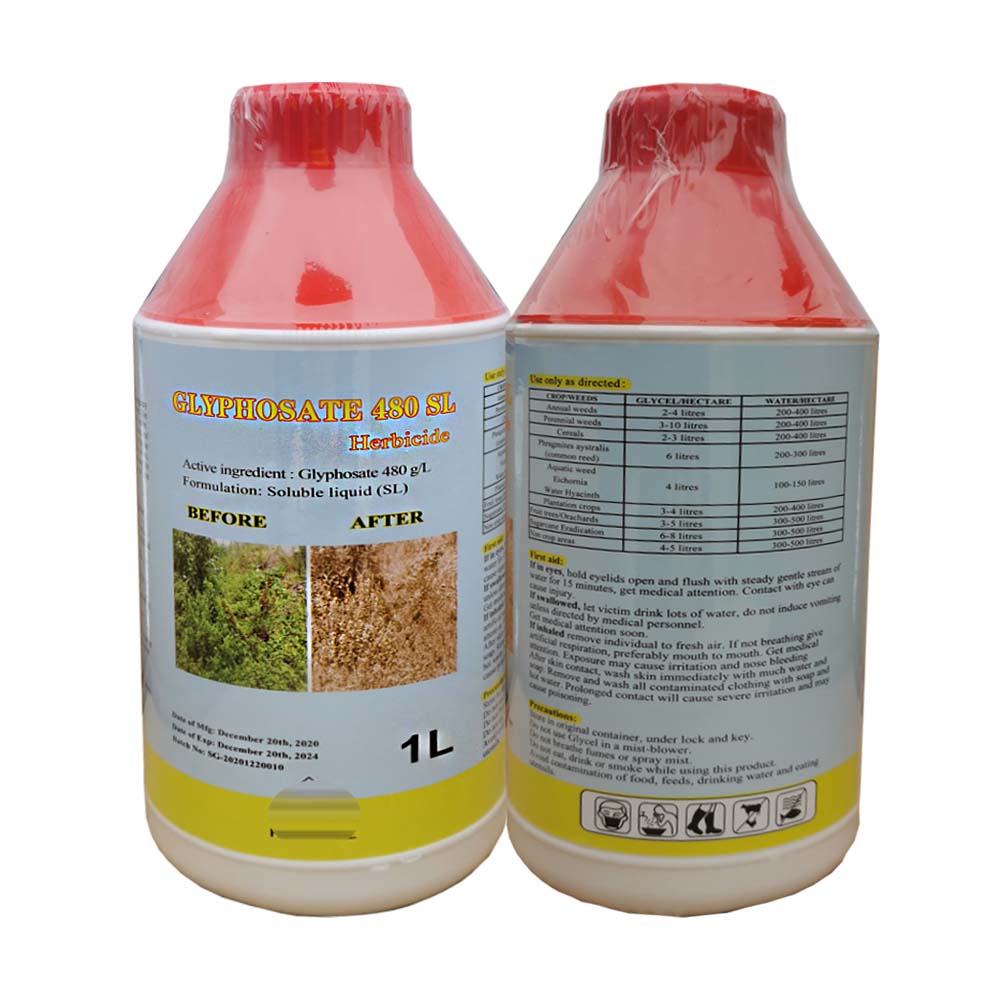 Weed killer Glyphosate 95% TC, Glyphosate 360g/L SL, glyphosate IPA 1litre supplier