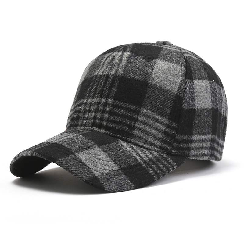 Classic plaid baseball cap