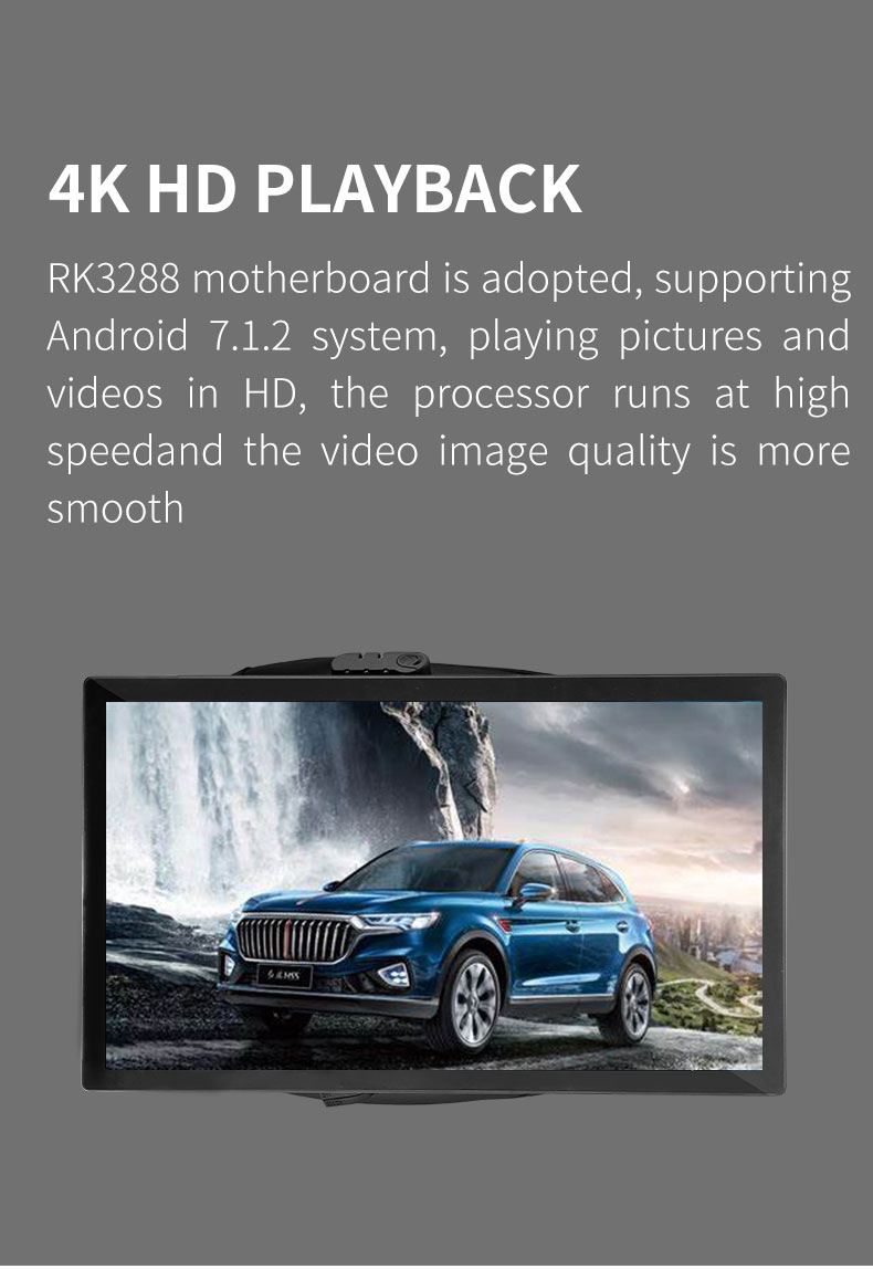 4G support advertising backpack human walking lcd display with battery power digital signage billboard backpack factory
