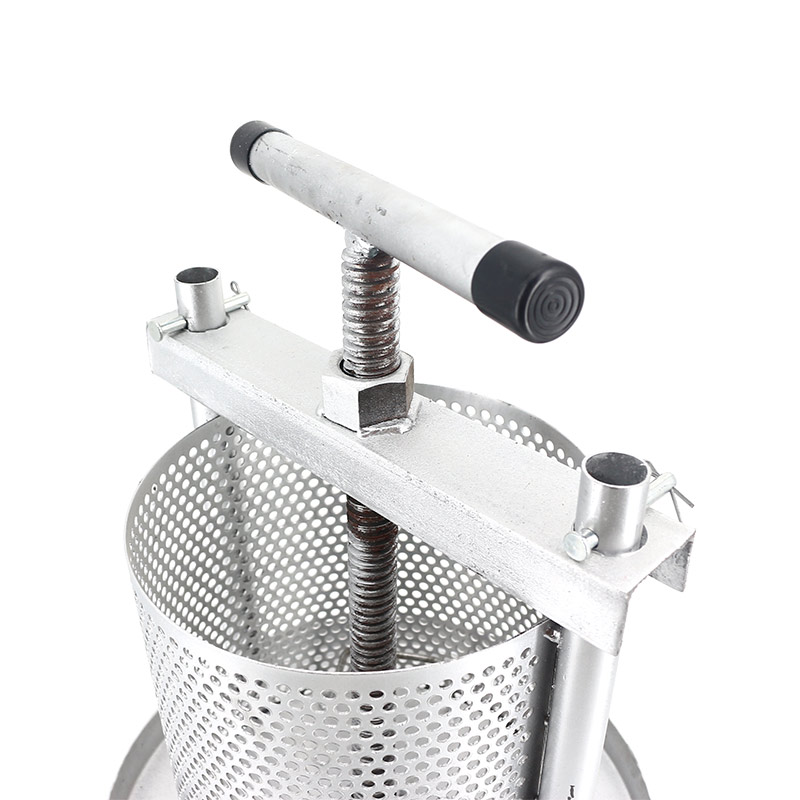 Manual Honey & Wax Press Machine: Versatile Stainless Steel Tool for Beekeeping, Fruit Pressing, & Wine Making - Perfect for Households