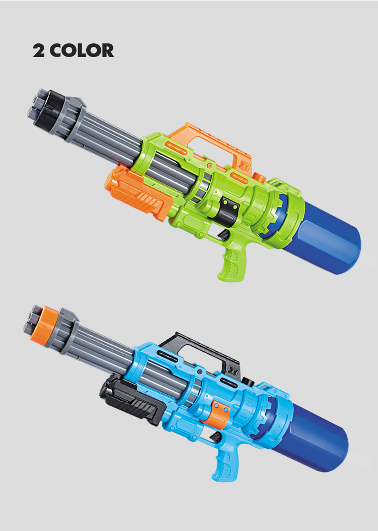 WATER FUN - 1600 ml Super Large Gatling Capacity Big Water Gun Kids Pistolas De Agua High Pressure Squirt Water Up to 32 feet supplier