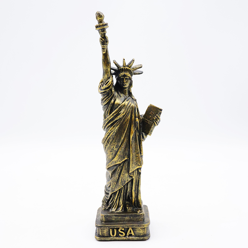 OEM Custom crafts home decoration miniature peripheral souvenir statue new resin Statue of Liberty figure figurines details