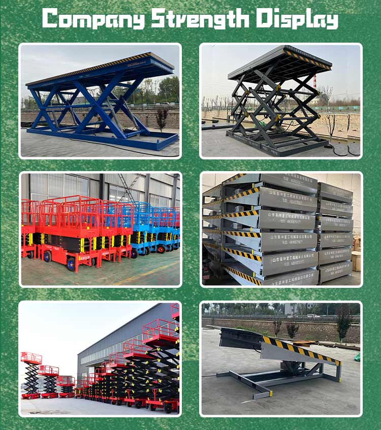 Hydraulic Lift Table Steel Warehouse Equipment Lifting Loading Ramp Hydraulic Dock Leveler For Truck Ramp manufacture