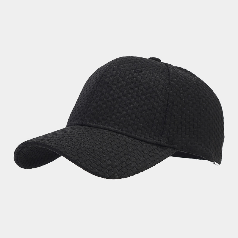 Waffle solid color baseball cap