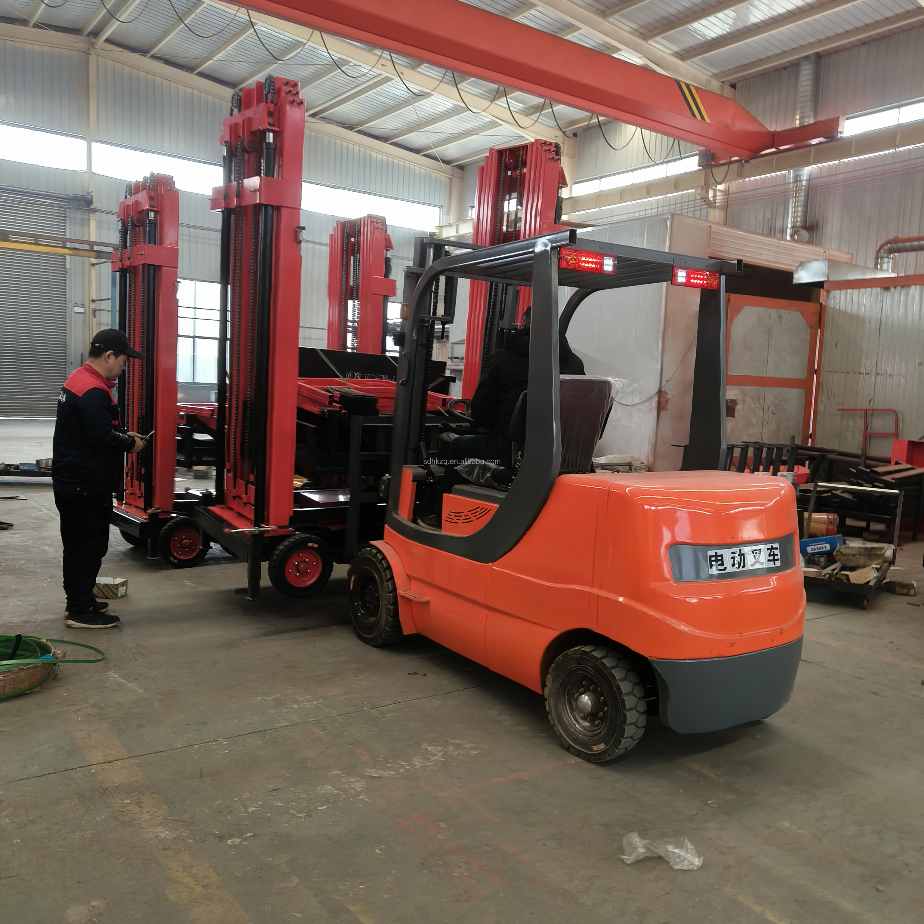 Small Capacity Loading 48v Forklift Electric Motor Good After-sale Service Great Logistic Equipment Forklift Forklifts details