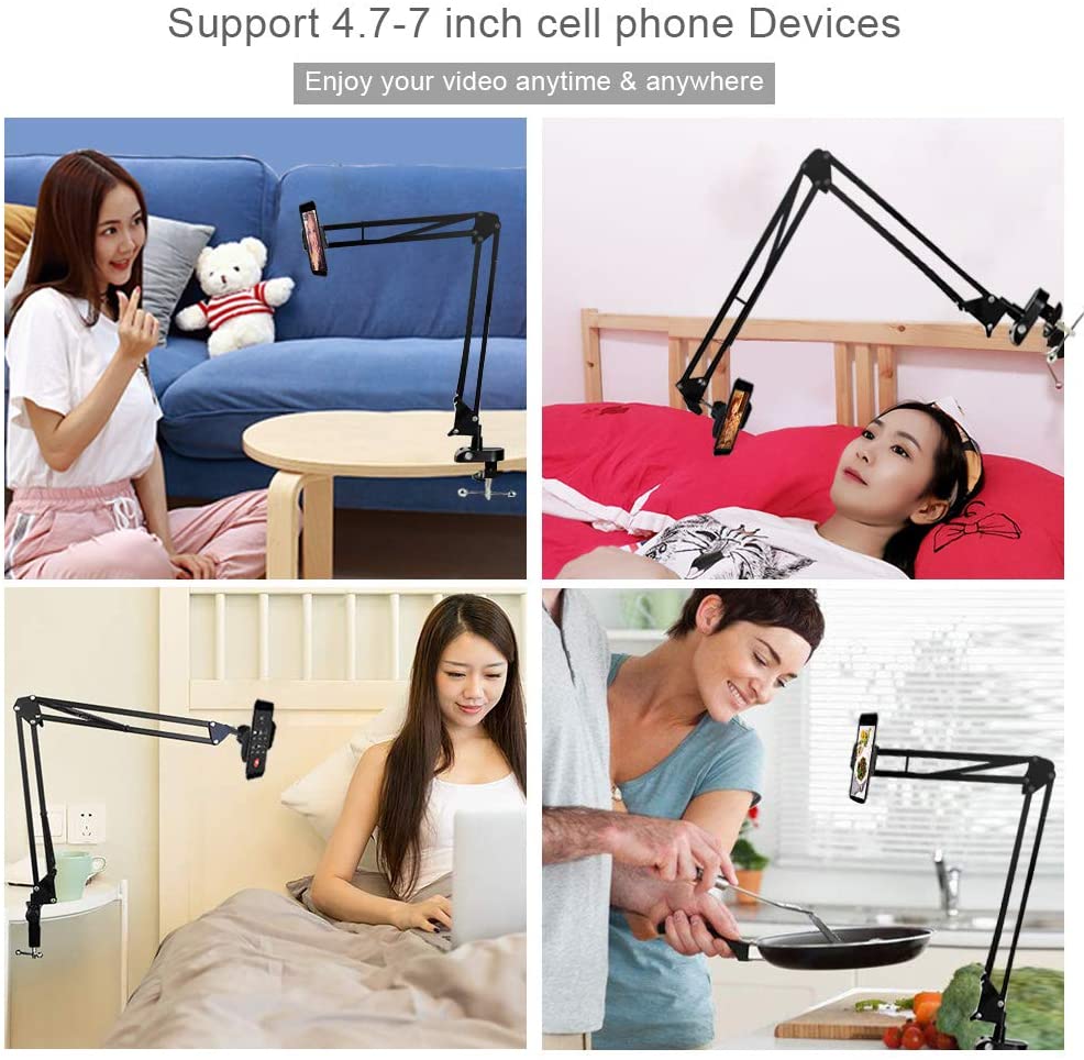 Laudtec Universal Mobile Phone Stand Tablet Lazy Bracket Adjustable Portable Flexible Lazy Bed Holder For IPad manufacture