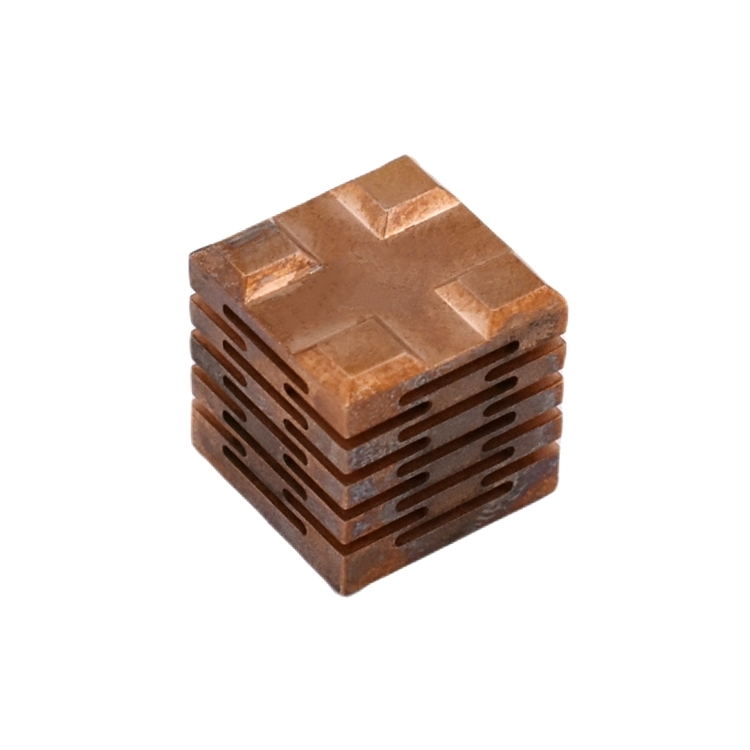 JIYAN CNC Hollowed Square Part Copper Castings Die Casting Service factory