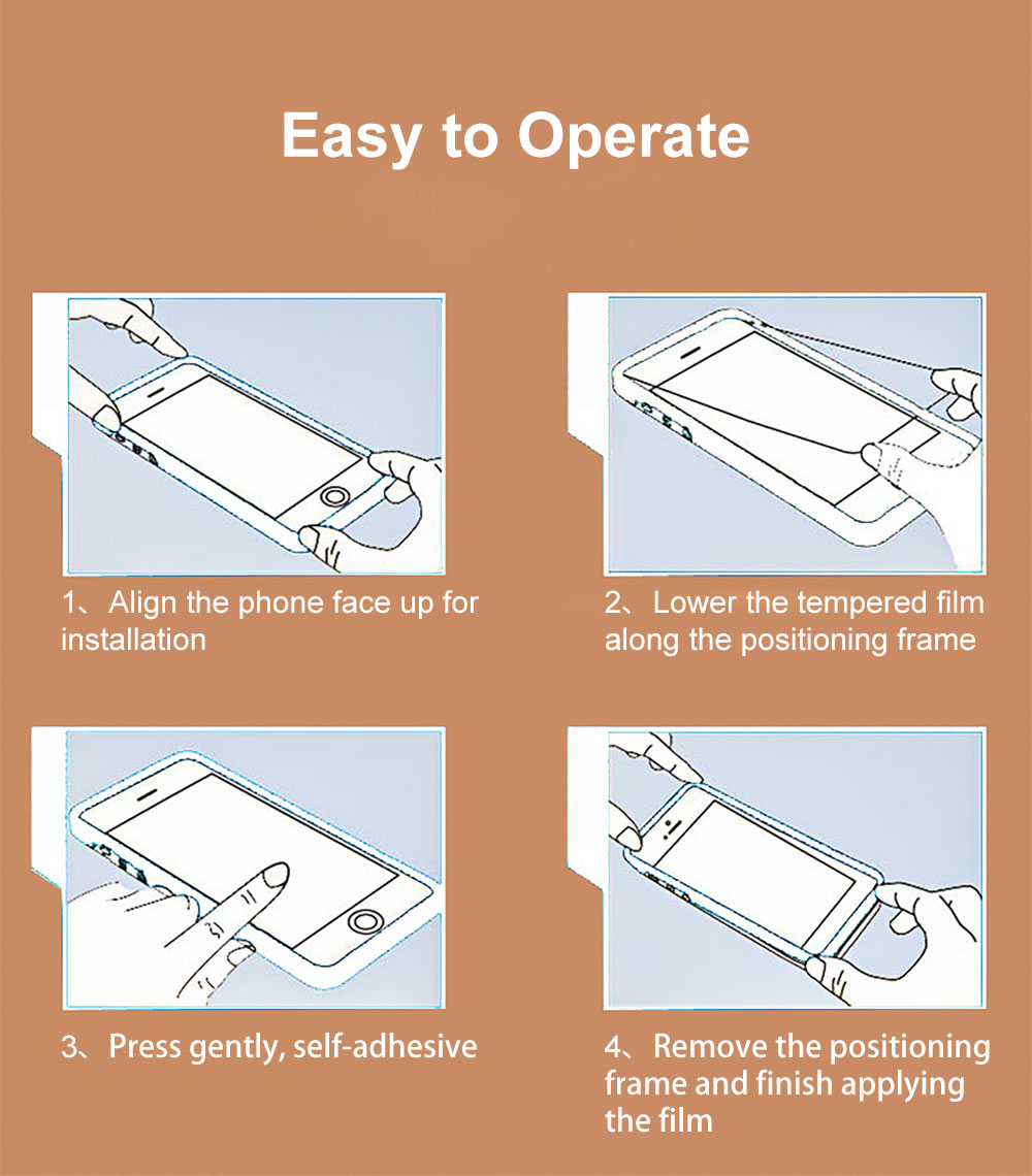 Laudtec GHM032 Auto Tool Samsung S23 Easy Install Protector Tempered Glass With Installation Frame For Ipad Mini factory