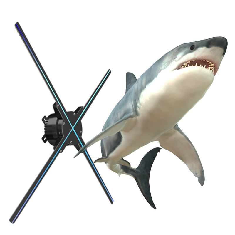 2023 New Technology 4 Blades 3d Hologram Display 50 cm Hologram Fan 3d Holographic Display Hologram manufacture