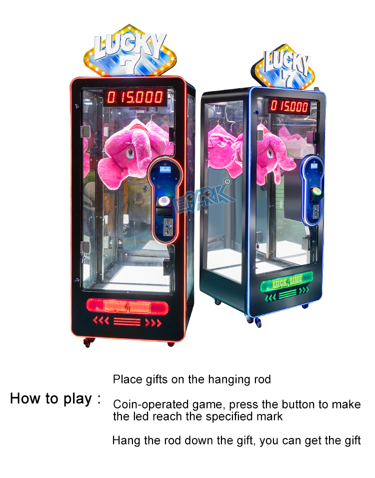 Coin Operated Arcade Plush Toy Vending Machine Cut Prize Game Machine manufacture