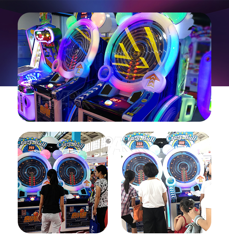 Coin Operated Crazy Ball Pinball Game Electronic New Arcade Game Pinball Machine manufacture