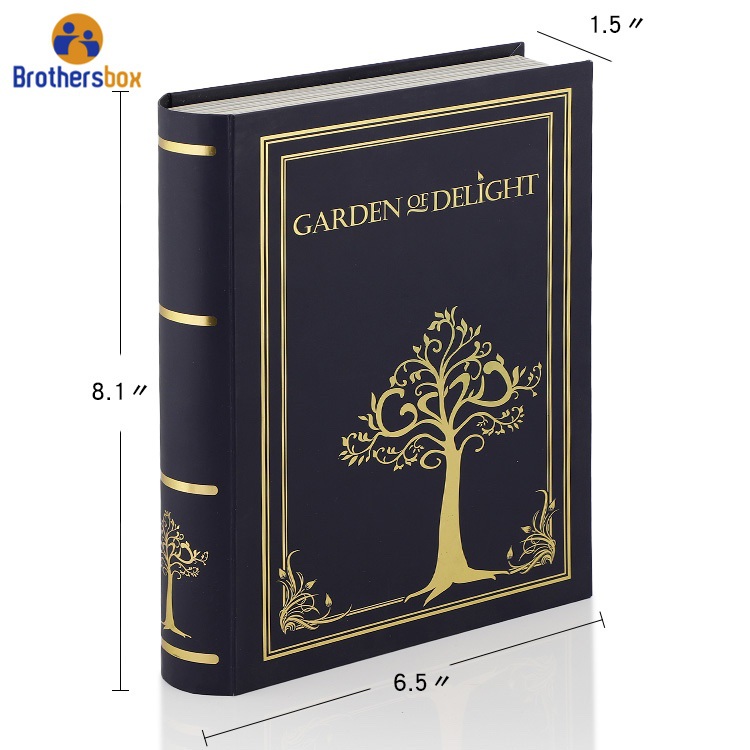 Wholesale Book Shaped Gift Box / Antique Cardboard Faux Book manufacture
