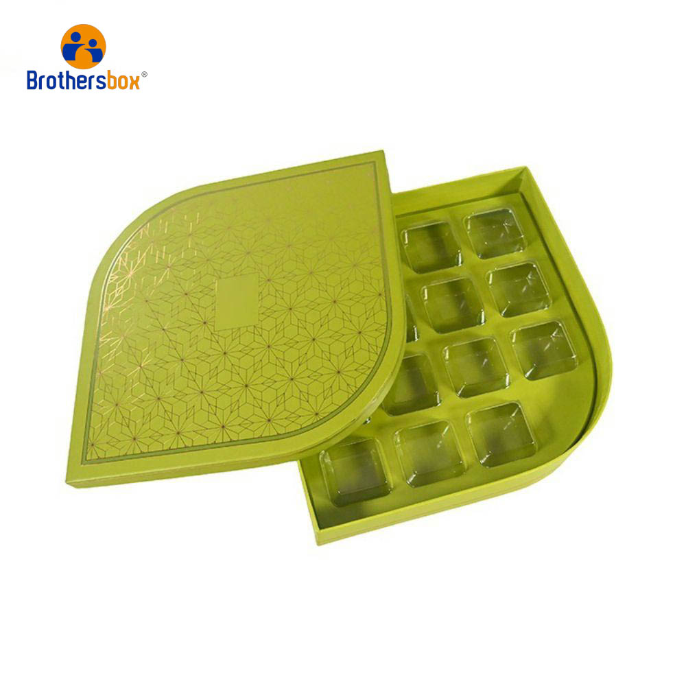 Truffle box packaging with lid