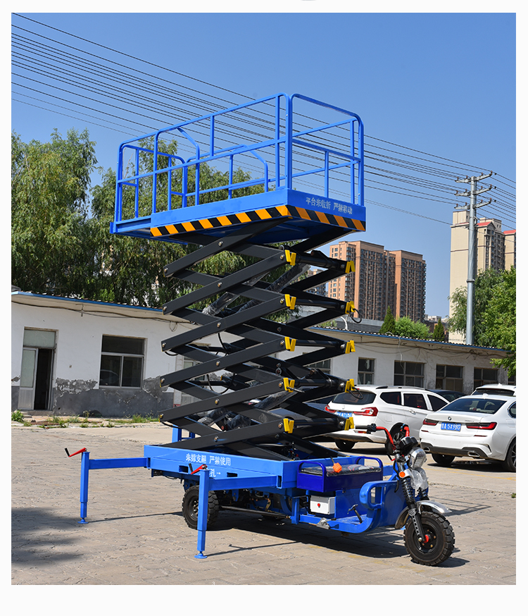 2023 New arrive 10 m 12 m mobile Elevated Hydraulic Scissor jack lift table for aerial work supplier