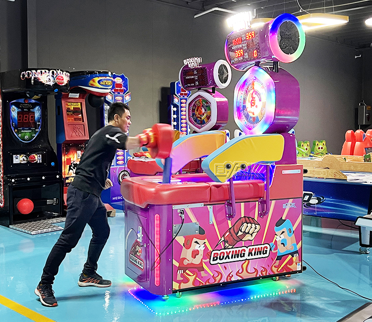 Sport Game Machine Electric Boxing King Coin Operated Game Boxing Arcade Machine Boxing Machine details