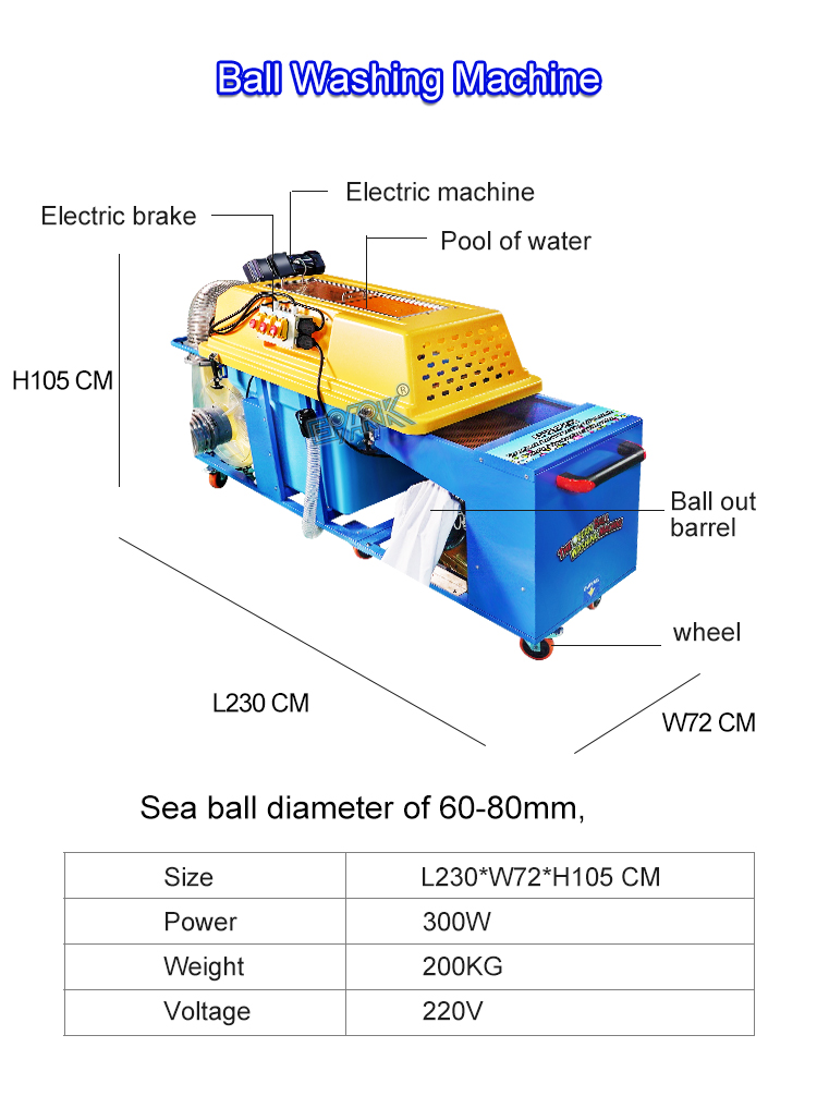 Indoor Playground Ball Pit Ball Cleaner Machine Ocean Ball Cleaning Sterilization Machine manufacture