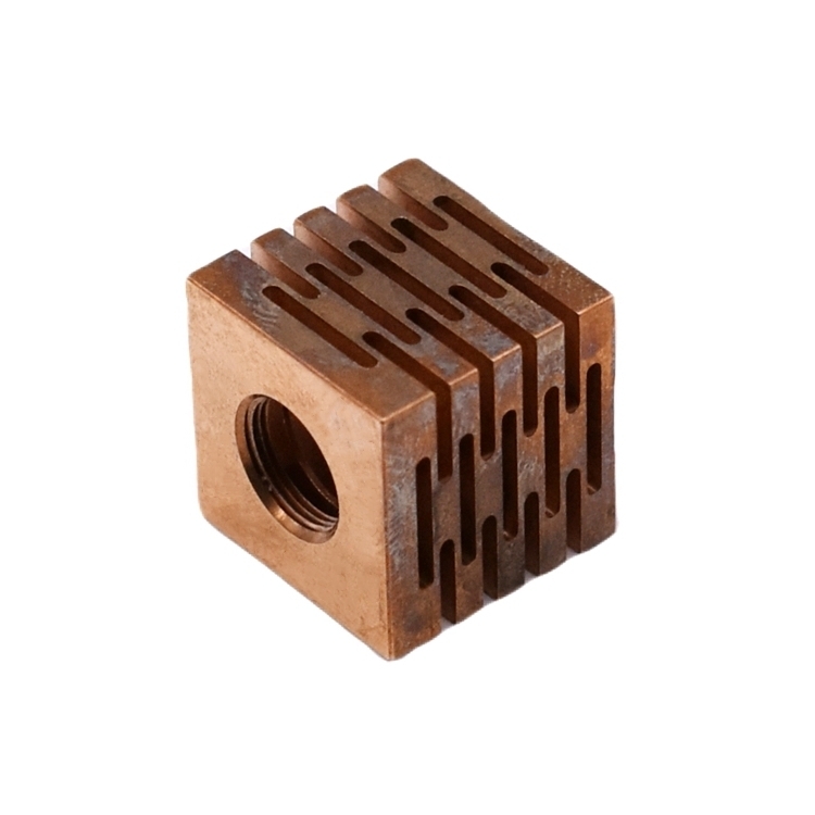 JIYAN CNC Hollowed Square Part Copper Castings Die Casting Service supplier