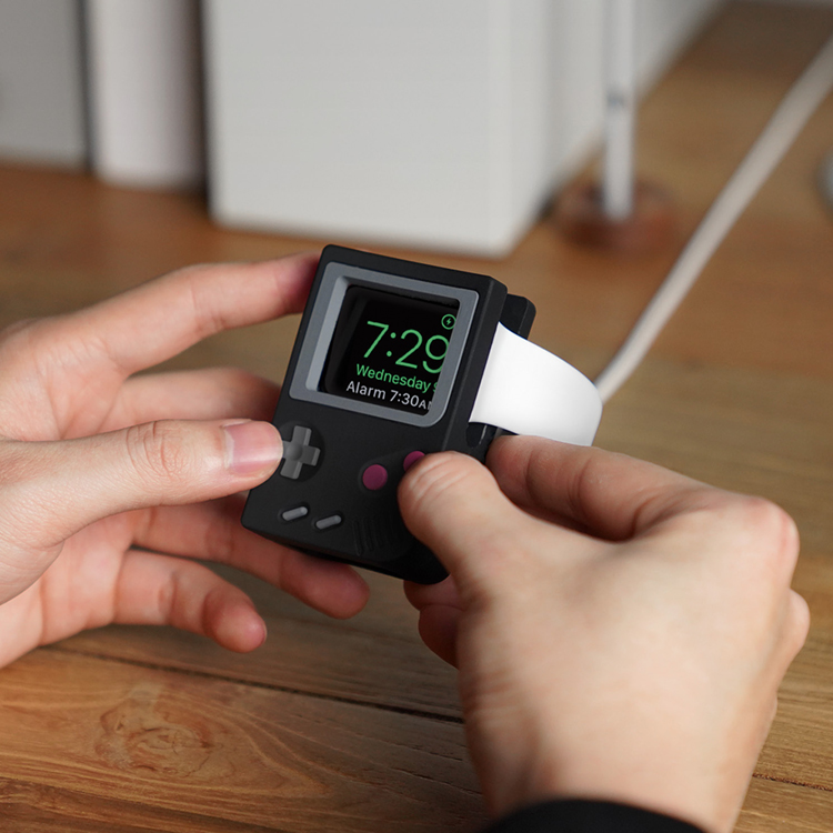 Laudtec Wholesale Silicone Charging Game Console Stand For Apple Watch factory