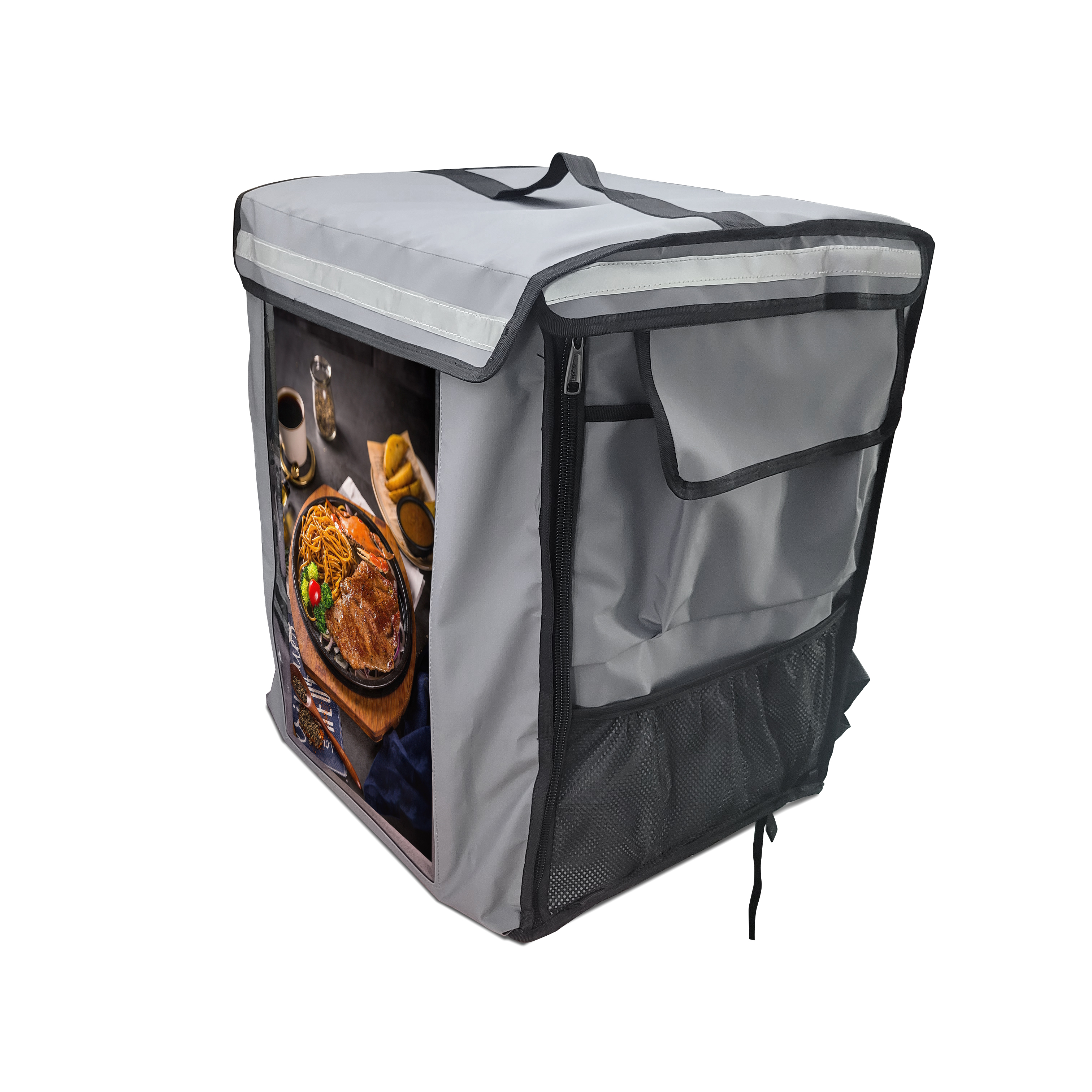 Wholesale customized durable waterproof cooler pizza delivery bag 18inch lcd backpack insulated bag for delivery food bag supplier