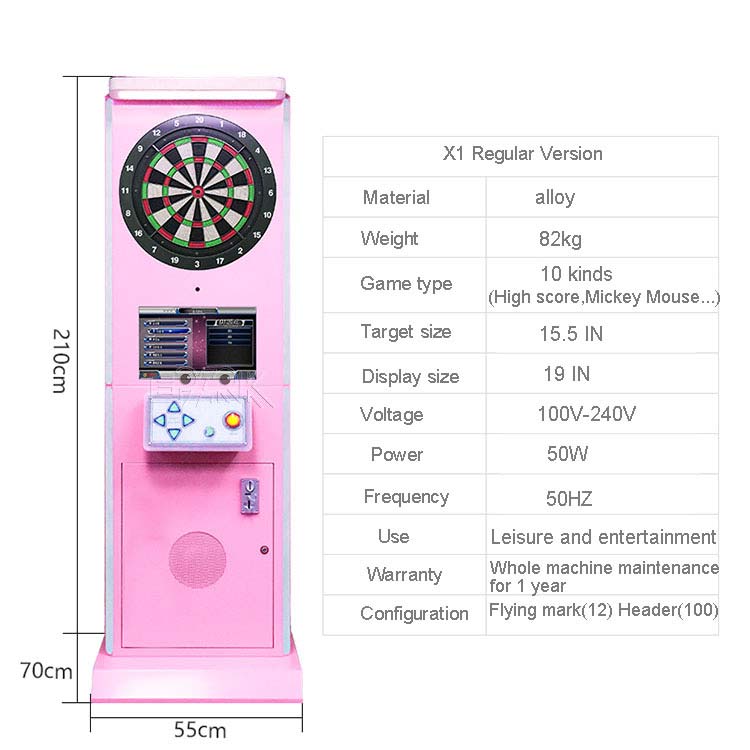 Luxury Electronic Coin Operated Dart Game Machine for Multi Players in Club manufacture