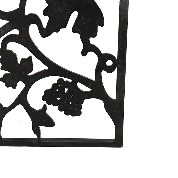 2024 New Design Black Metal Garden Wrought Iron Ornamental Fence Panel  For Sale details