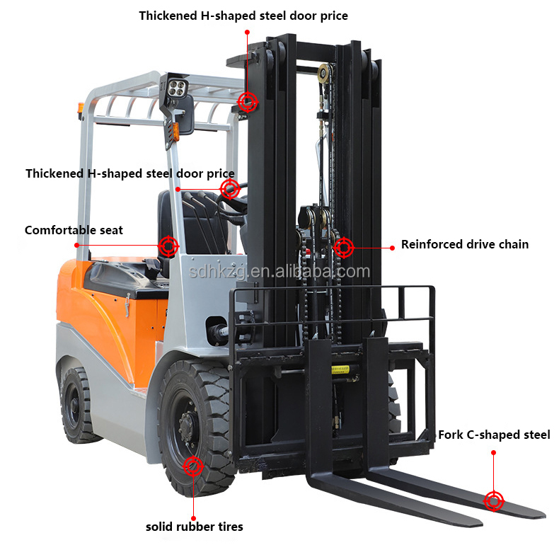 Small Capacity Loading 48v Forklift Electric Motor Good After-sale Service Great Logistic Equipment Forklift Forklifts manufacture