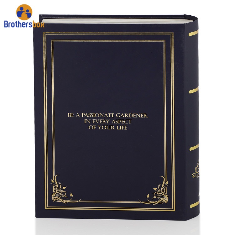 Wholesale Book Shaped Gift Box / Antique Cardboard Faux Book manufacture