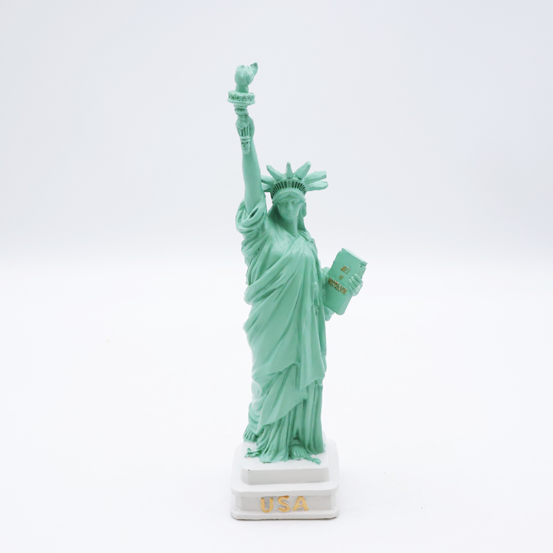 OEM Custom crafts home decoration miniature peripheral souvenir statue new resin Statue of Liberty figure figurines details