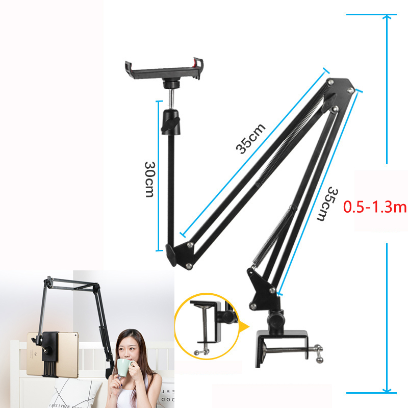 Laudtec Universal Mobile Phone Stand Tablet Lazy Bracket Adjustable Portable Flexible Lazy Bed Holder For IPad details