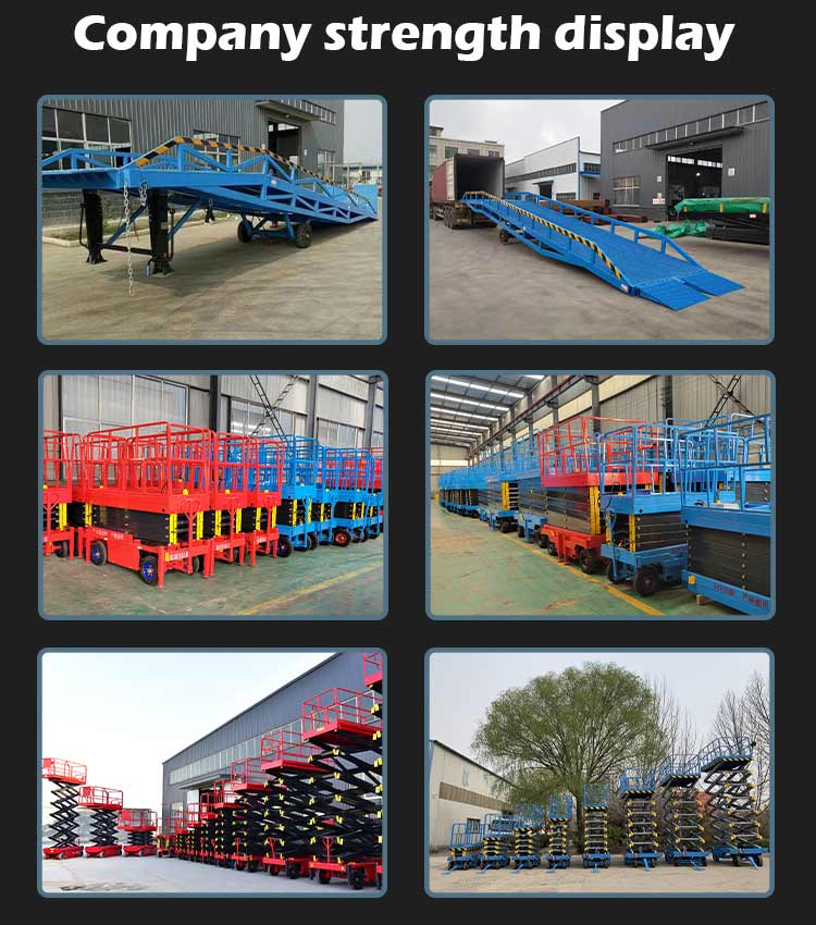 1-10 12 15 Ton Mobile Forklift Ramp Loading Platform Movable Slope Load Capacity for Farm Industry manufacture