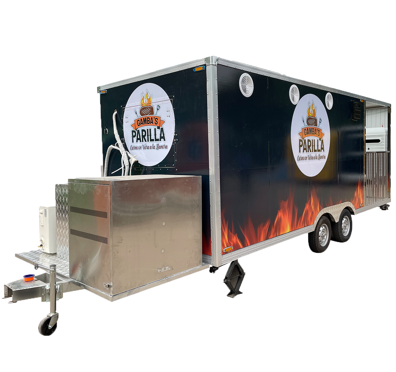 Fashion Food Trailer With Stickers