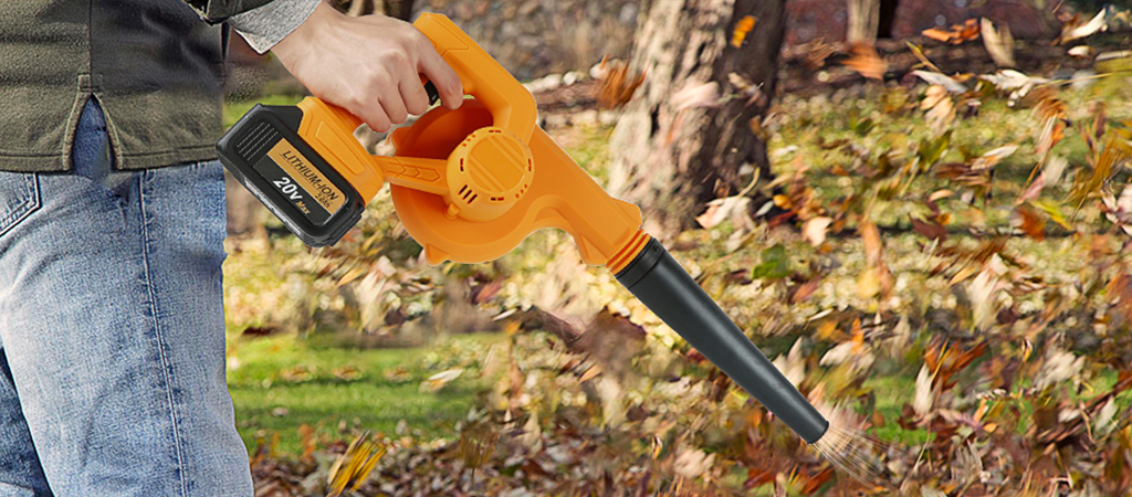 Cordless Blower/Vacuum: Garden Cleaning