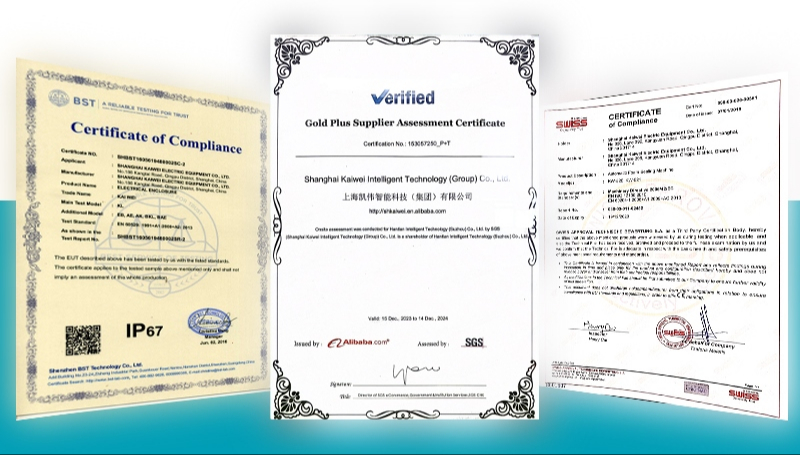 Certified by International Authoritative Institutions